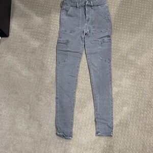 American Eagle Outfitters Gray Skinny Jeans